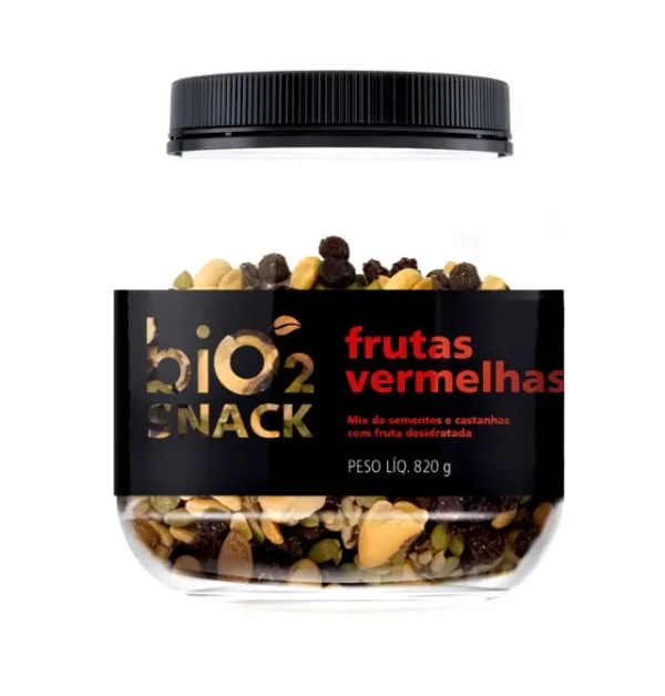 BiO2 snack frutas vermelhas 820g