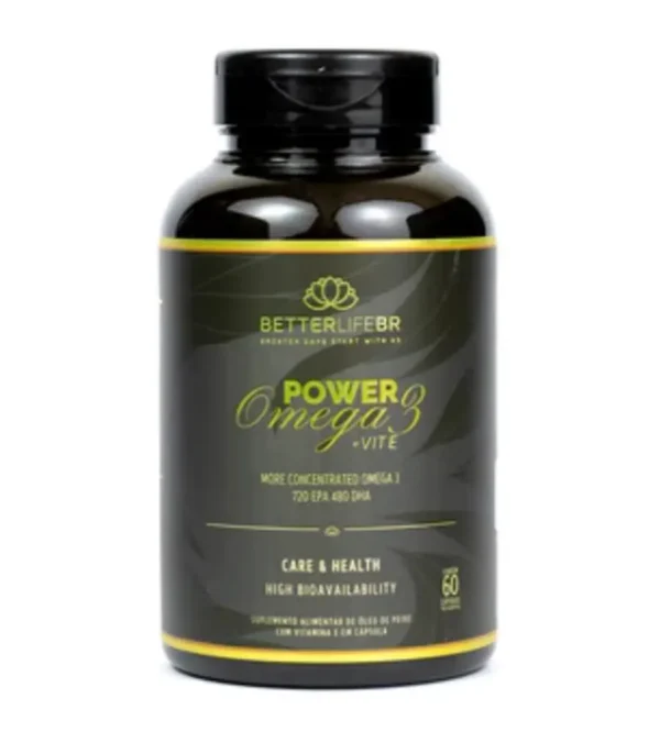 Power ômega 3 + vit E 60 capsulas 84g